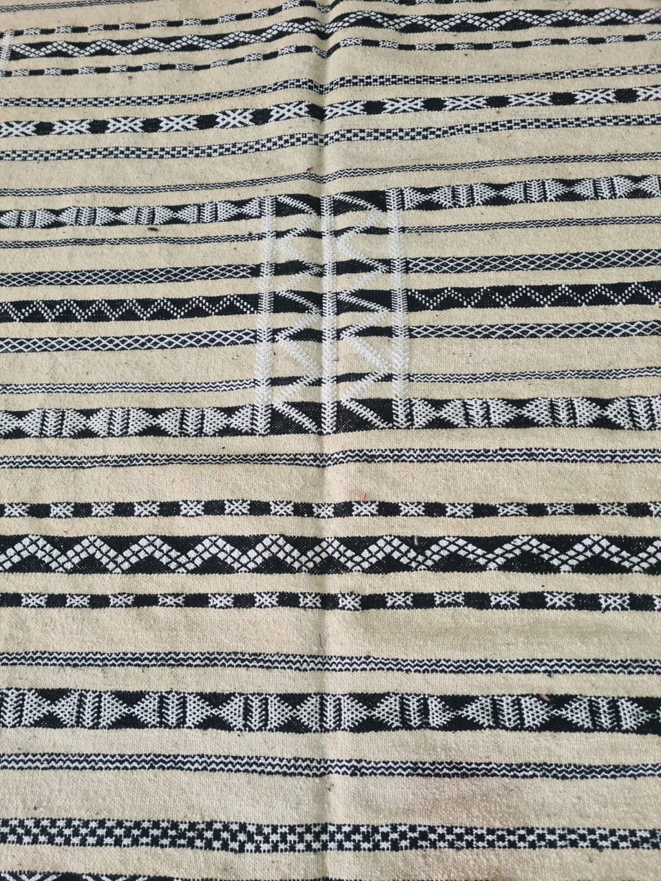 Desert Script – Zemmour Linework in Ivory & Midnight
