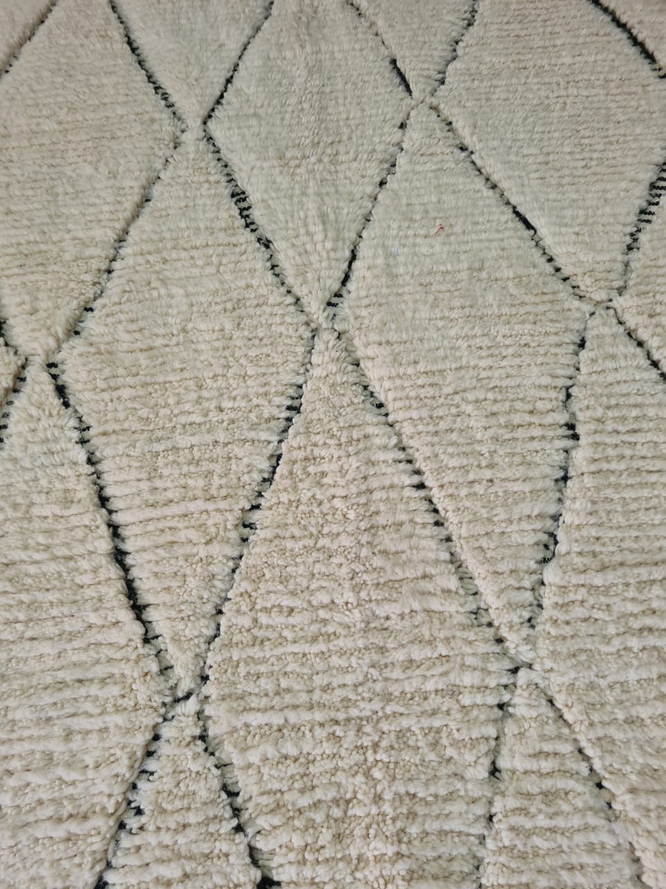Rivers of Light – Beni Ourain Rug with Linear Glyph Flow