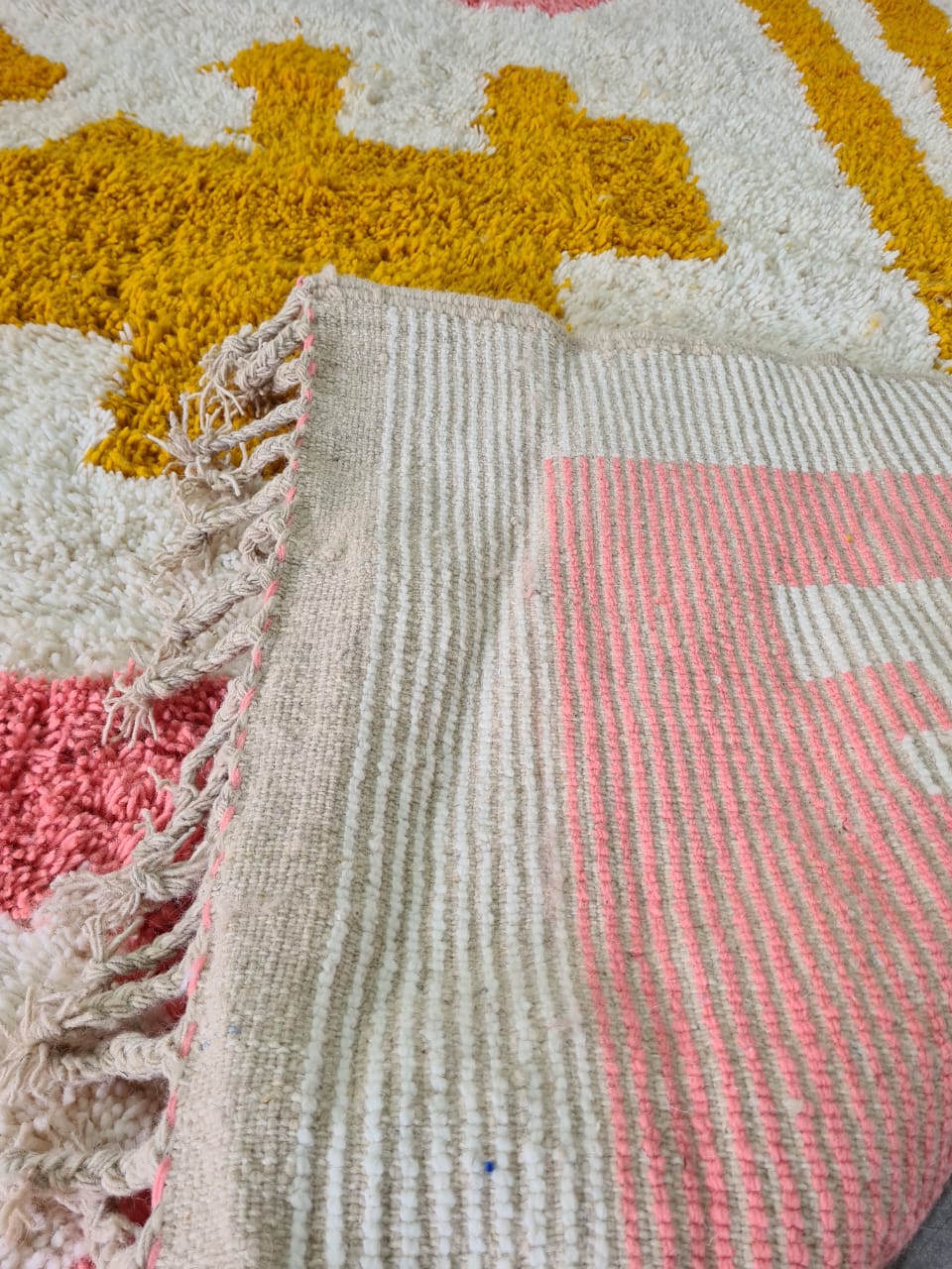 Nomadic Petals – Beni Mrirt in Pastel Geometry