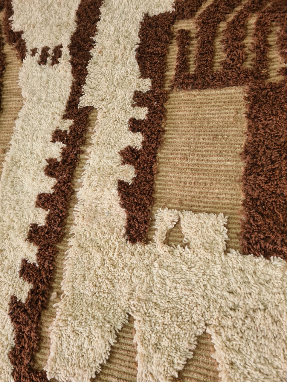 Mountains and Rivers – Beni Mrirt Topography in Wool & Clay