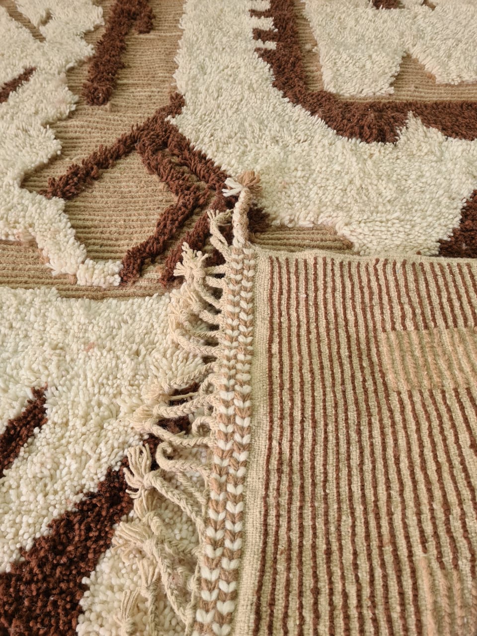 Mountains and Rivers – Beni Mrirt Topography in Wool & Clay