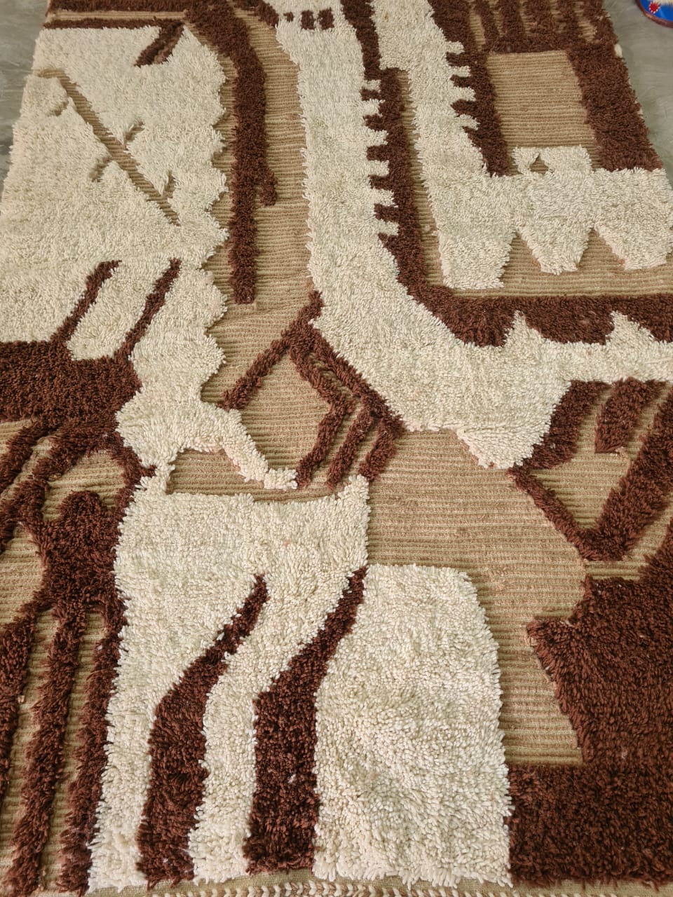 Mountains and Rivers – Beni Mrirt Topography in Wool & Clay