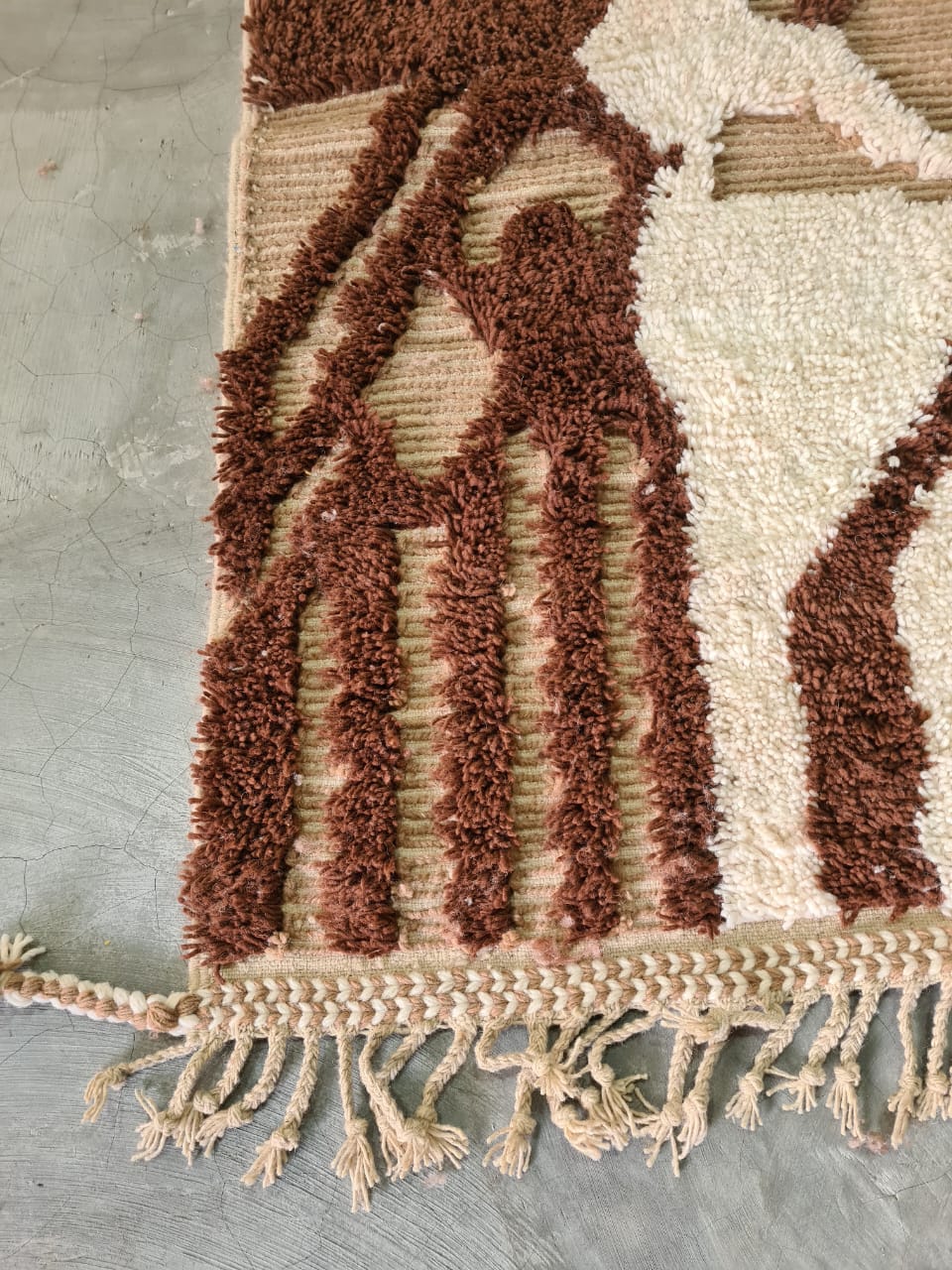 Mountains and Rivers – Beni Mrirt Topography in Wool & Clay