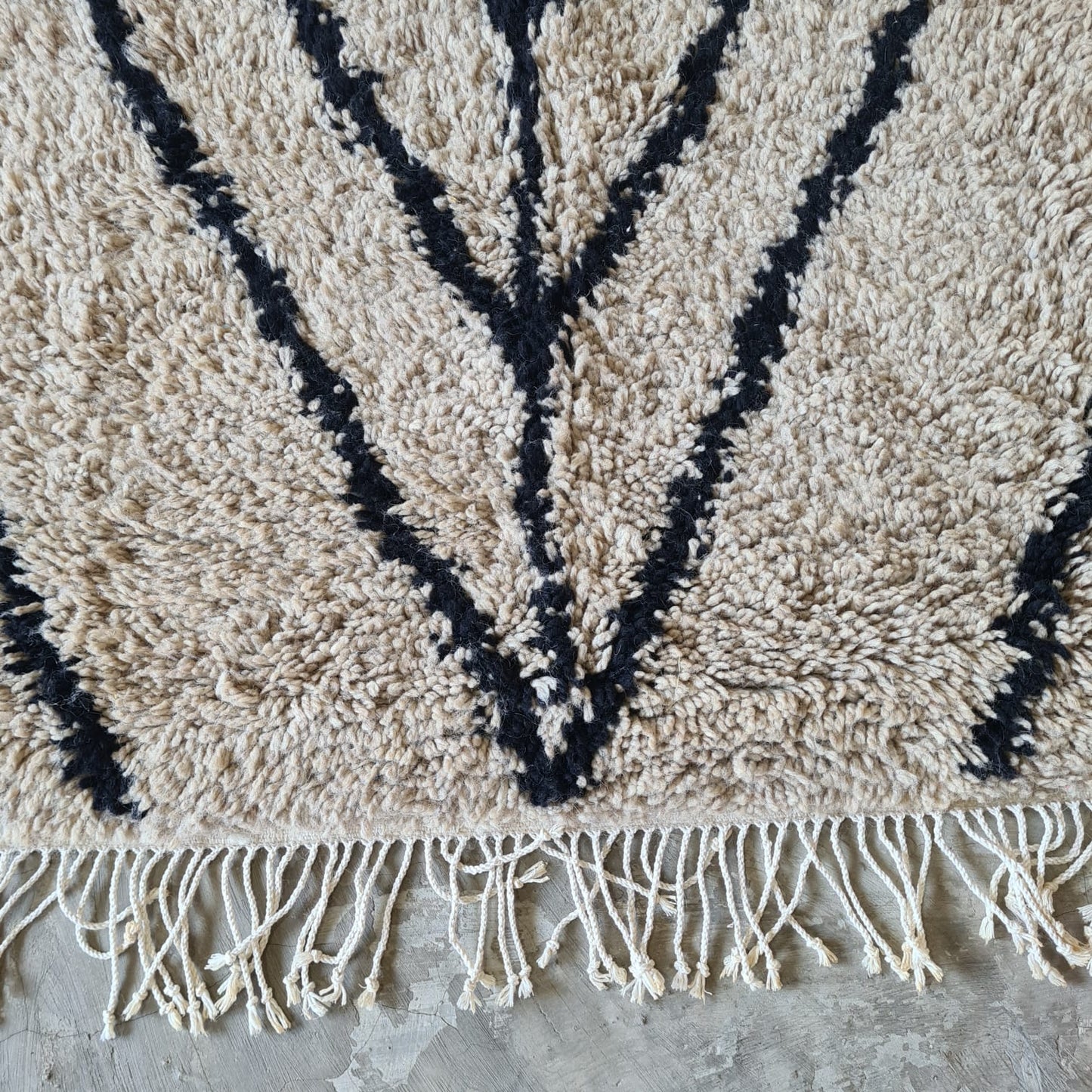 Ivory Axis — Beni Ourain Ribbed Branches