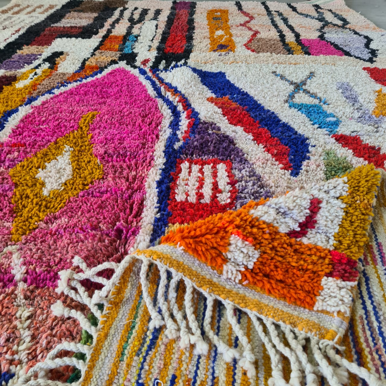 Boujaad Chromatic Citadel — Medina Tapestry