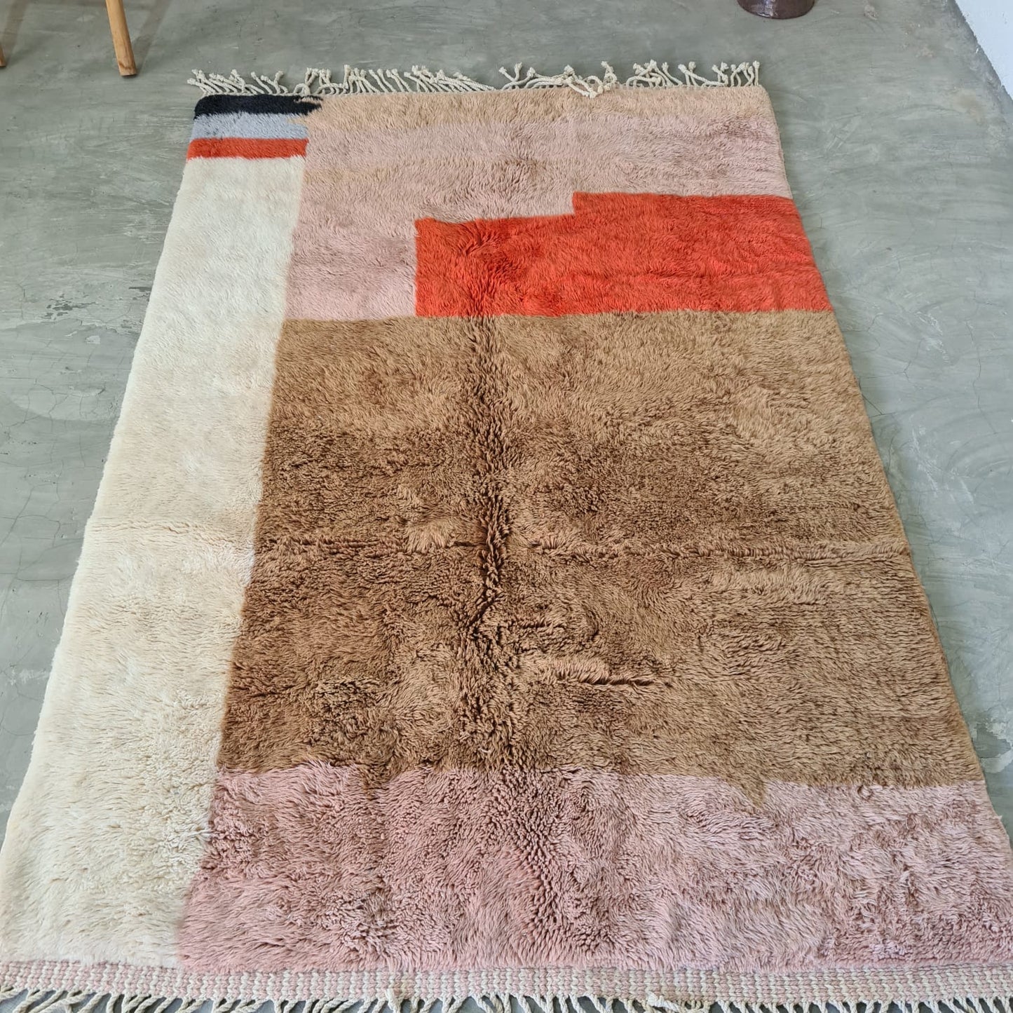 Beni Mrirt Modernist Blocks — Blush & Ochre Field