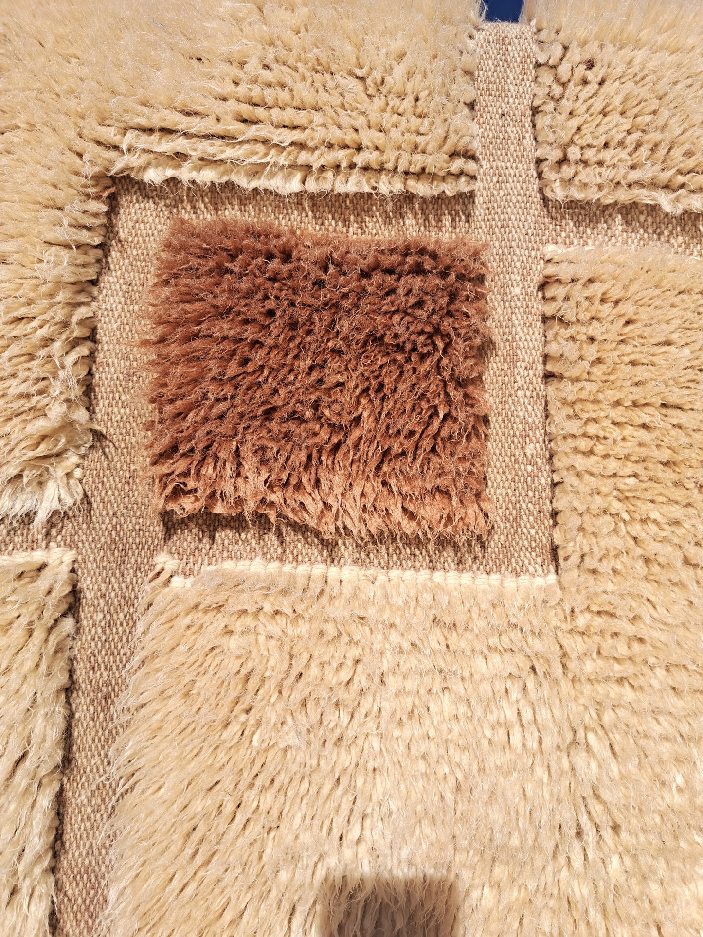 Signal Square — Beni Mrirt Relief Grid with Accent