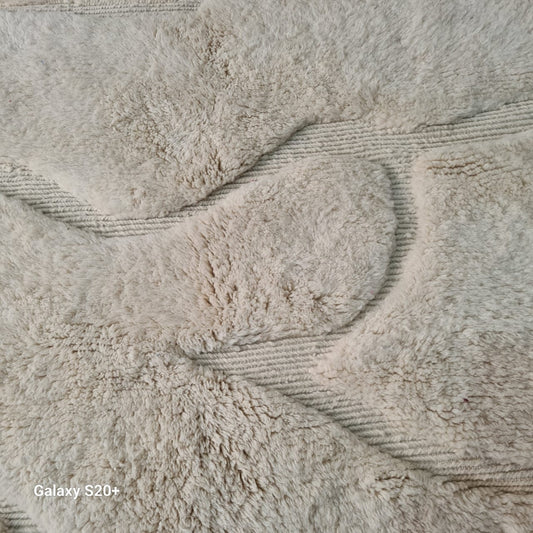 Marmoucha Ivory Topography — Sculpted Relief Field