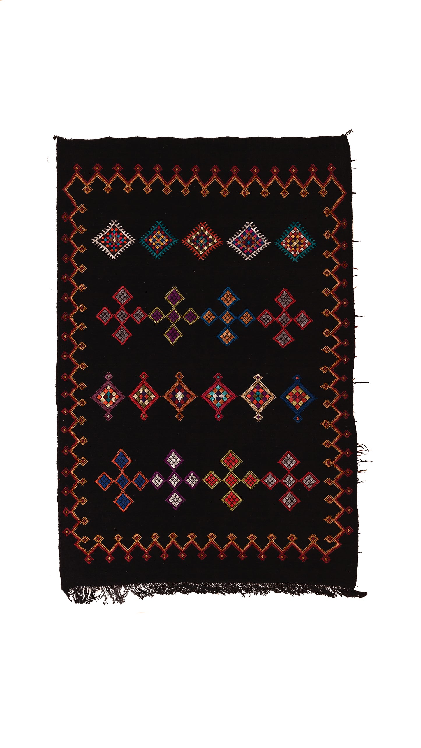 Noir Mosaic — Boujaad Moubra Kilim