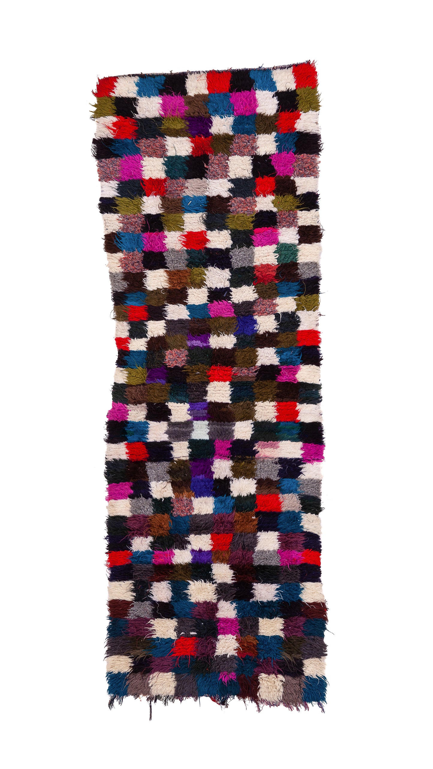 Harlequin Grid — Boucherouite Runner