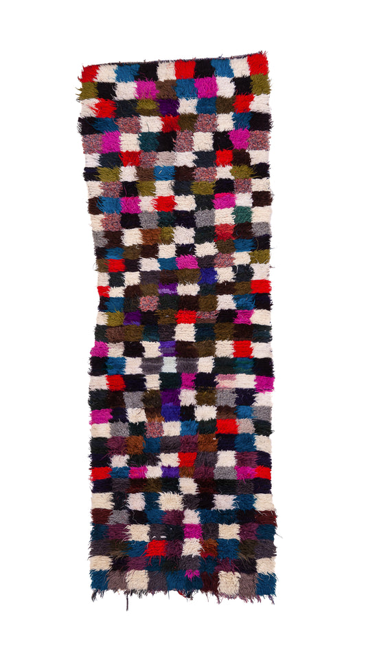 Harlequin Grid — Boucherouite Runner