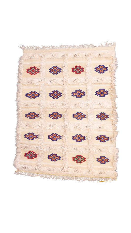 Panneau Rosette Handira — Couverture de mariage Zayane