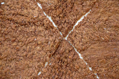 Marmoucha Pile Rug — Burnished Terracotta with Ghost Lattice