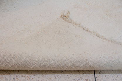 Beni Ourain Pile Rug — Ivory Ombré Abrash