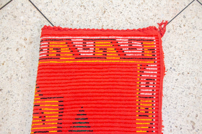 Kubba Aït Zayane Rug — Ceremonial Red & Saffron