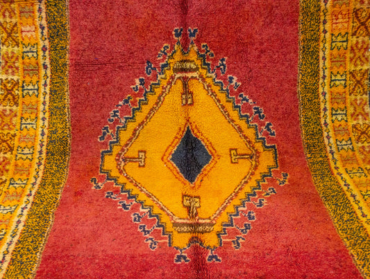 Galaouia Shrine Medallion Carpet — Ember & Gold