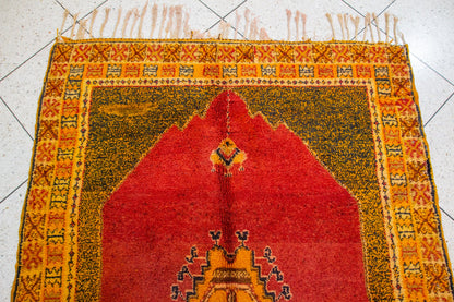 Galaouia Shrine Medallion Carpet — Ember & Gold