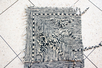 Zanafi Boujaad Runner — Star Motifs in Braided Relief