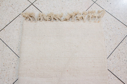 Beni Ourain Rug — Ivory “Ghost-Line” Geometry