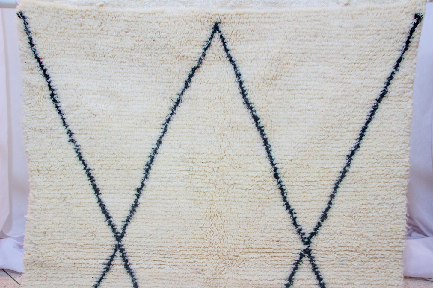 Marmoucha Twin Open Lozenges — Ivory Wool