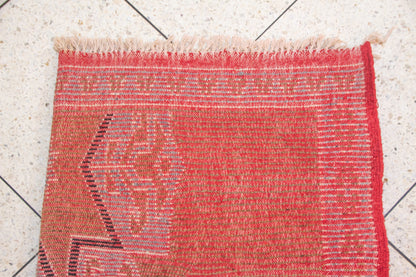 Aït Zayane Star Medallion — Wool in Earth and Indigo