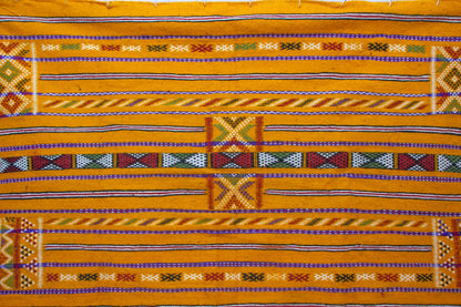 Zemmour Kilim – Saffron Horizon in Flatweave Wool