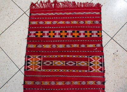 Zemmour Runner – Ember Geometry in Tribal Wool