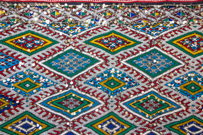 Beni Mguild Henbel Kilim — Lattice of Jewels