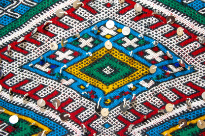 Beni Mguild Henbel Kilim — Lattice of Jewels