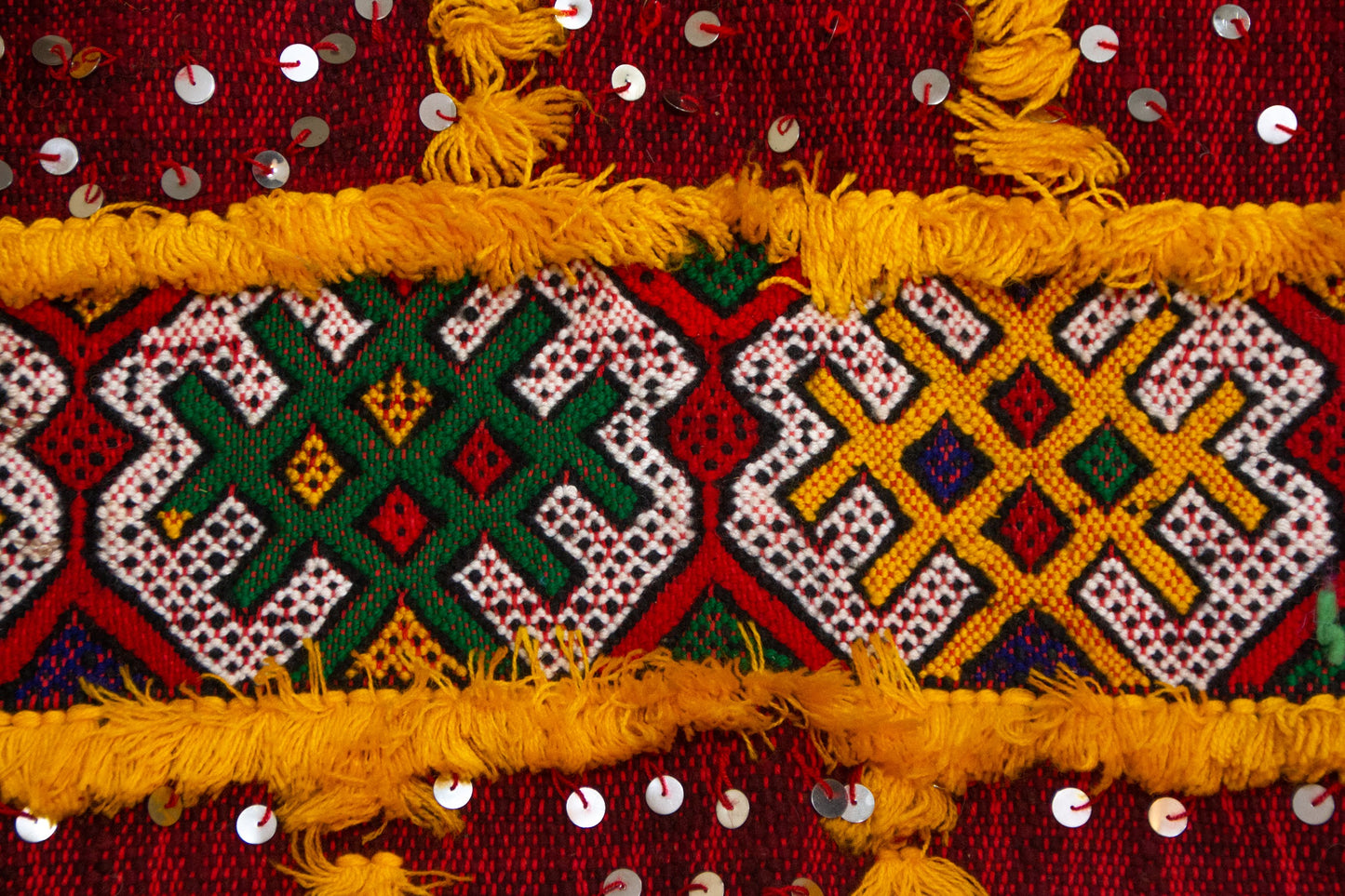 Solar Shields – Aït Zayane Vintage Sequin Rug