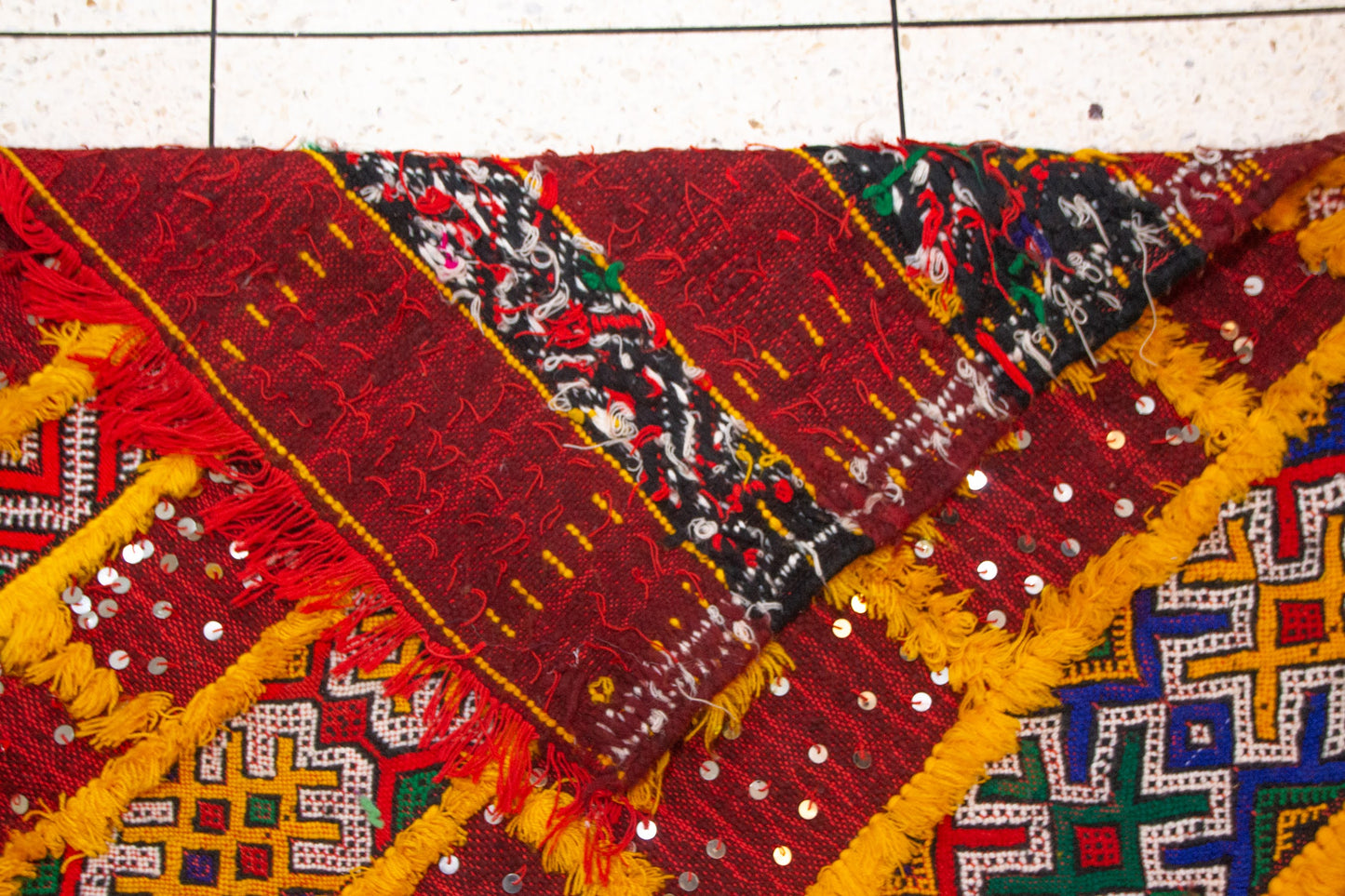 Solar Shields – Aït Zayane Vintage Sequin Rug