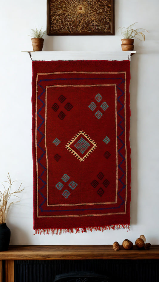Madder Meridian — Boujaad Moubra Kilim