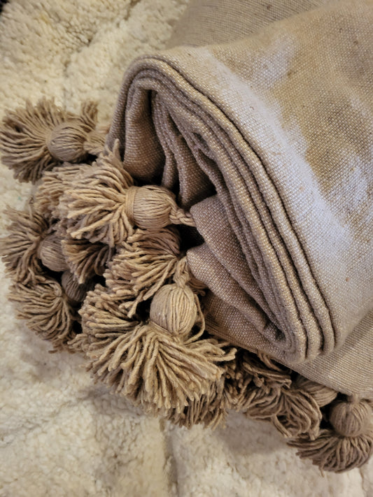 Safi Loom Set — Camel Monochrome with Tassels