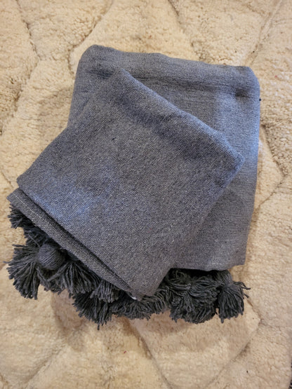 Safi Loom Set — Graphite Monochrome with Tassels