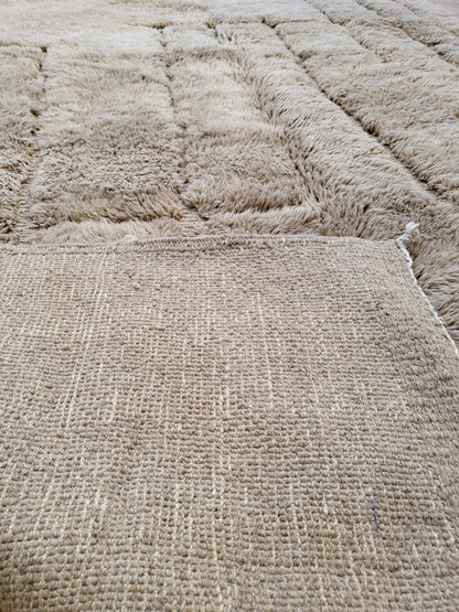 Taupe Relief Grid — Beni Mrirt Sculpted Checker