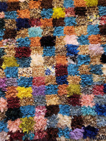 Boucherouite Patchwork Bloom — Upcycled Runner