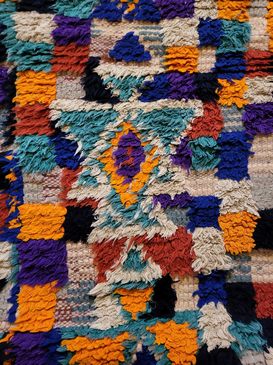 Boucherouite Caravan Mosaic — Upcycled Runner