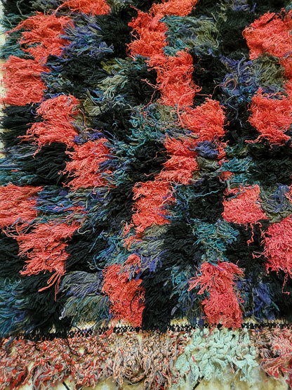 Boucherouite Ember Mosaic — Atlas Runner