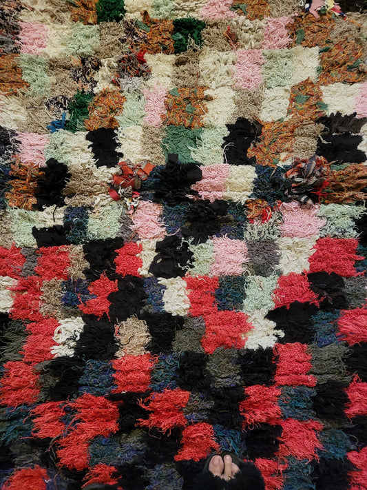 Boucherouite Ember Mosaic — Atlas Runner