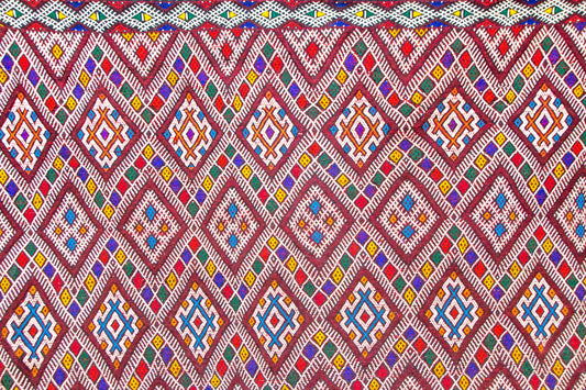 Crimson Geometry – Aït Zayane Vintage Masterpiece