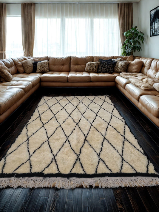 Silent Symmetry – Aït Zyayne Rug in Acrylic Weft