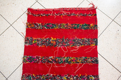 Atlas Radiance – Ait Zayane Red Flatweave with Sequins