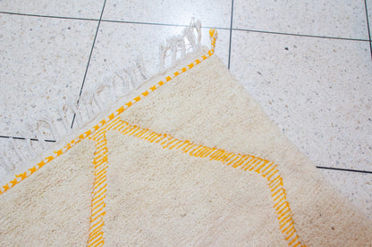 Marmoucha Saffron Open Lattice — Ivory Wool