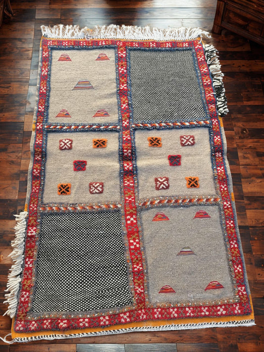 Garden Panels — Glaouia Checker & Talisman Kilim