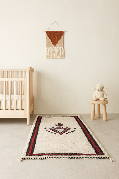 Aït Zayane Guardian Motif — Little Atlas Rug in Wool
