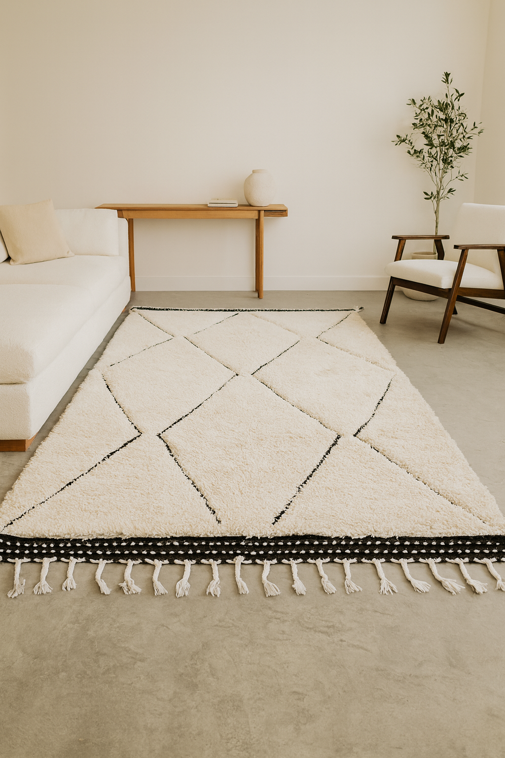 Beni Ourain • Classic Diamond Lattice