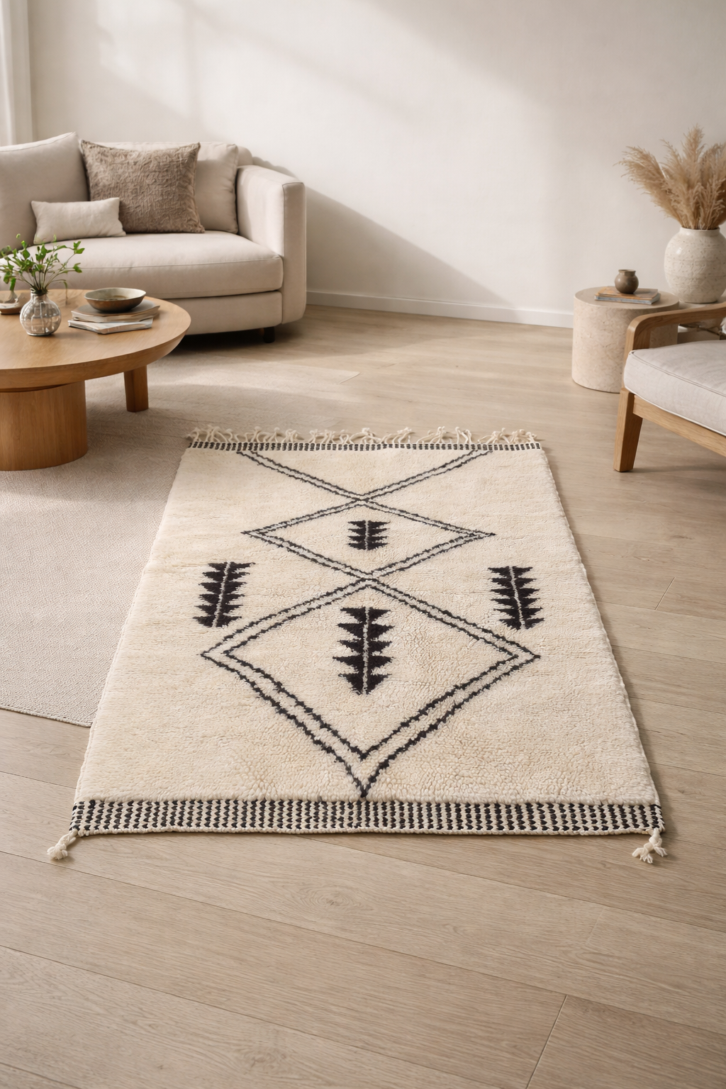 Beni Ourain Double Lozenge — Thorn Glyph