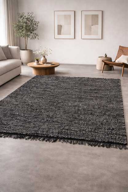Beni Mrirt Monochrome Field — Charcoal Surface