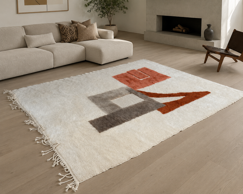 Beni Mrirt Spatial Glyph Composition — Ivory Field Study