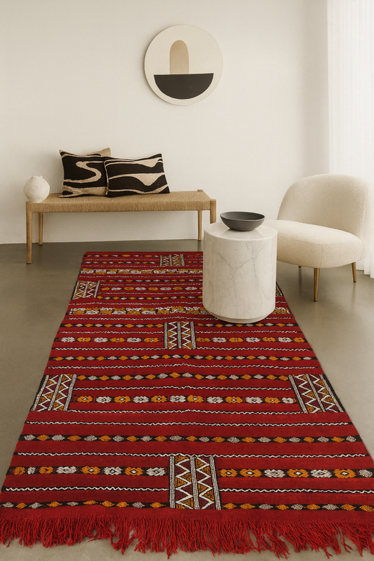 Zemmour Kilim — Crimson Caravan Bands